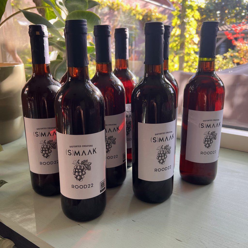 Rood22, onze eerste flessen